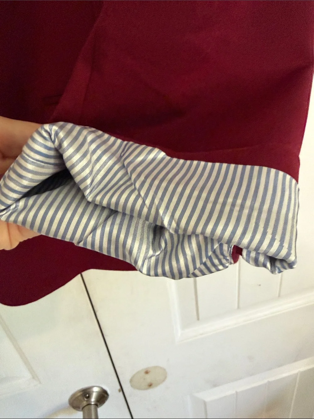 J. Crew Men's Wine-Red Blazer